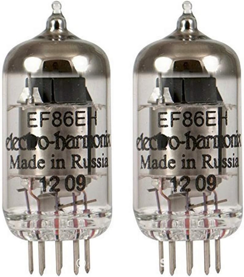 Brand New Gain Matched Pair (2) Electro-Harmonix EF86 / 6267 Vacuum Tubes