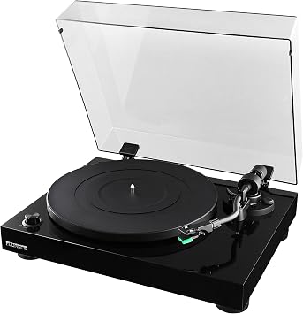 Fluance RT81 Elite High Fidelity Vinyl Turntable Record Player featuring Audio Technica AT95E, Belt Drive, Built-in Preamp with Record Weight and 3 in 1 Stylus and Record Cleaning Vinyl Accessory Kit