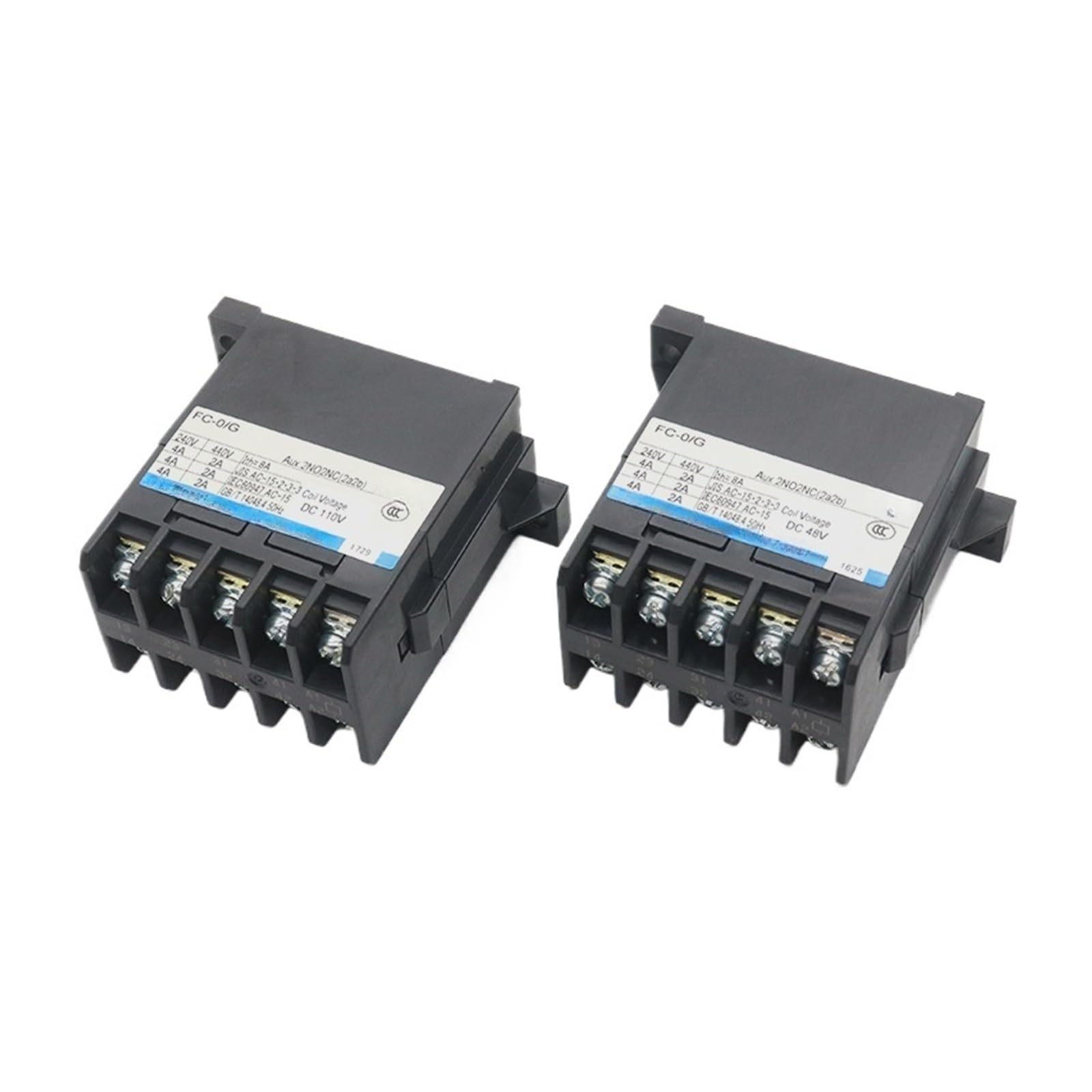 HEXEH contacteur Relais contacteur d'ascenseur FC-0/G DC48V DC110V 2a2b(FC-0 G DC48V 2A2B)