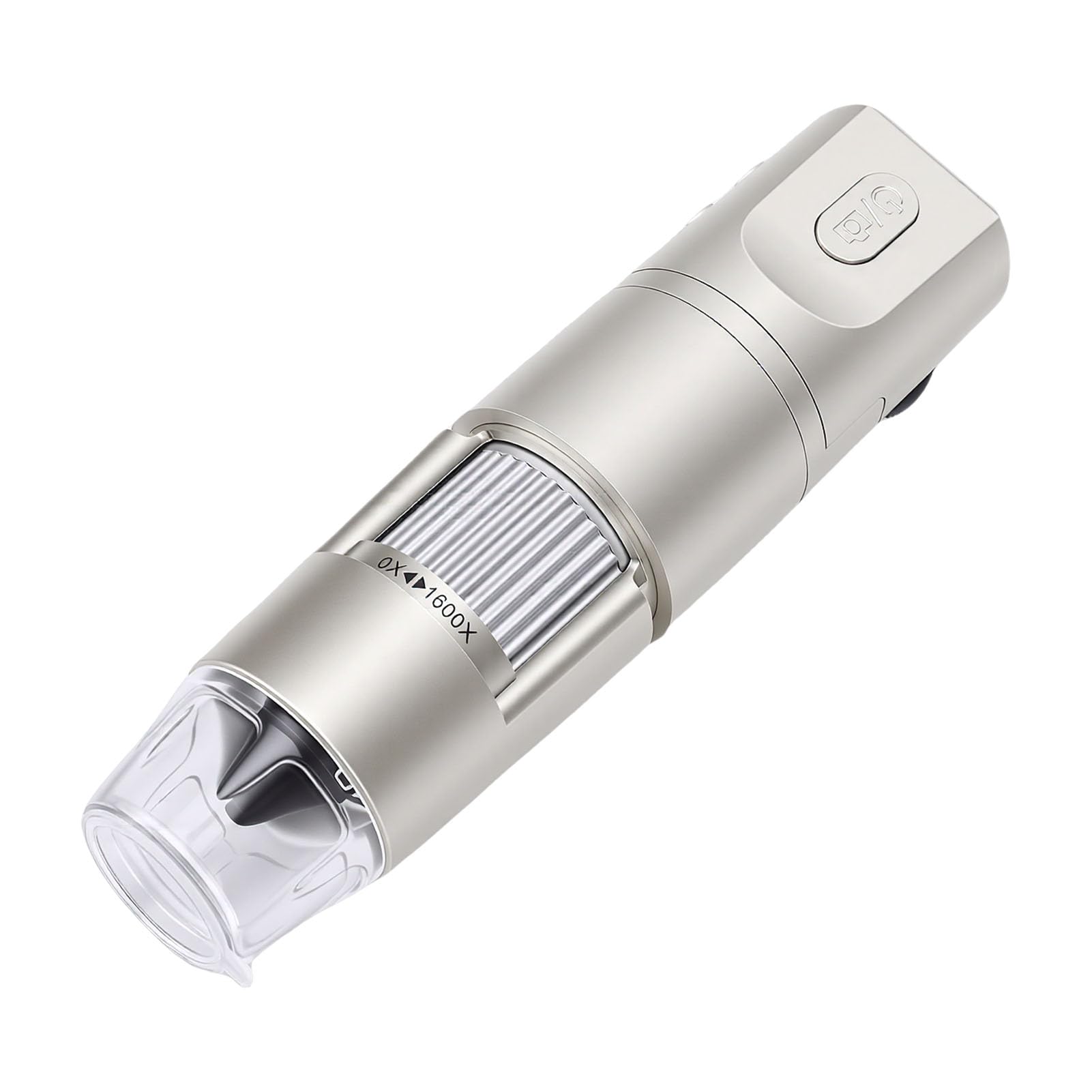 GOWENIC Microscopio Portatile USB, Microscopio Digitale 1600X con 8 Luci LED Regolabili e Risoluzione HD 1080P, WiFi Wireless per Telefono Tablet PC