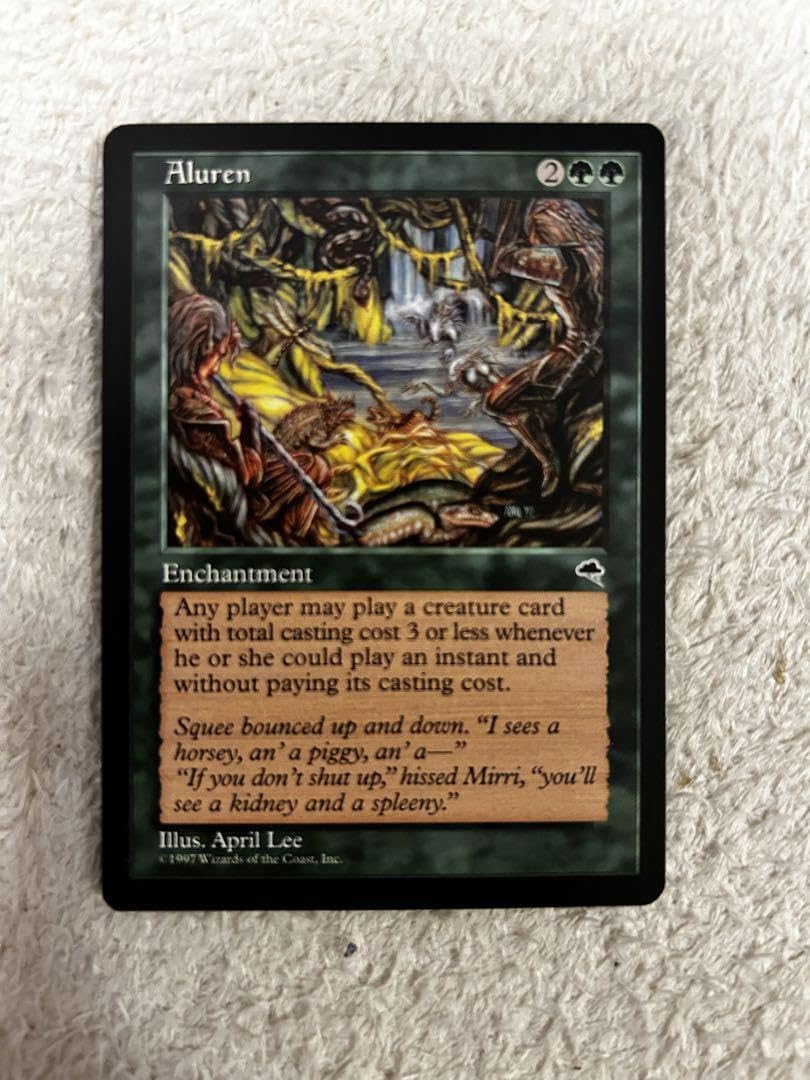 MTG 魔の魅惑/Aluren 英語版　1枚 MTG 魔の魅惑/Aluren