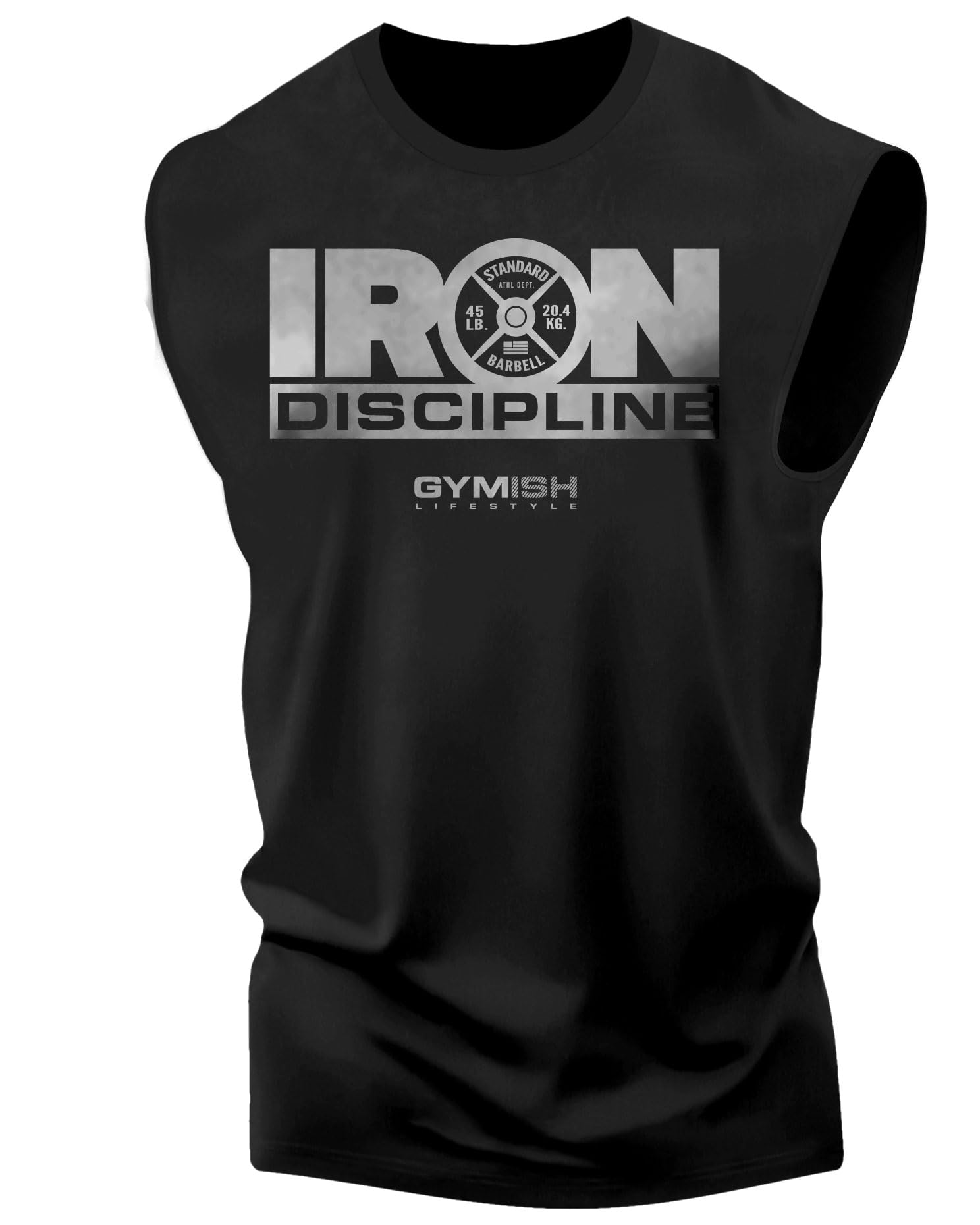 Gymish Lifestyle Iron Discipline Gym Workout Tank Top for Men Motivational Tank