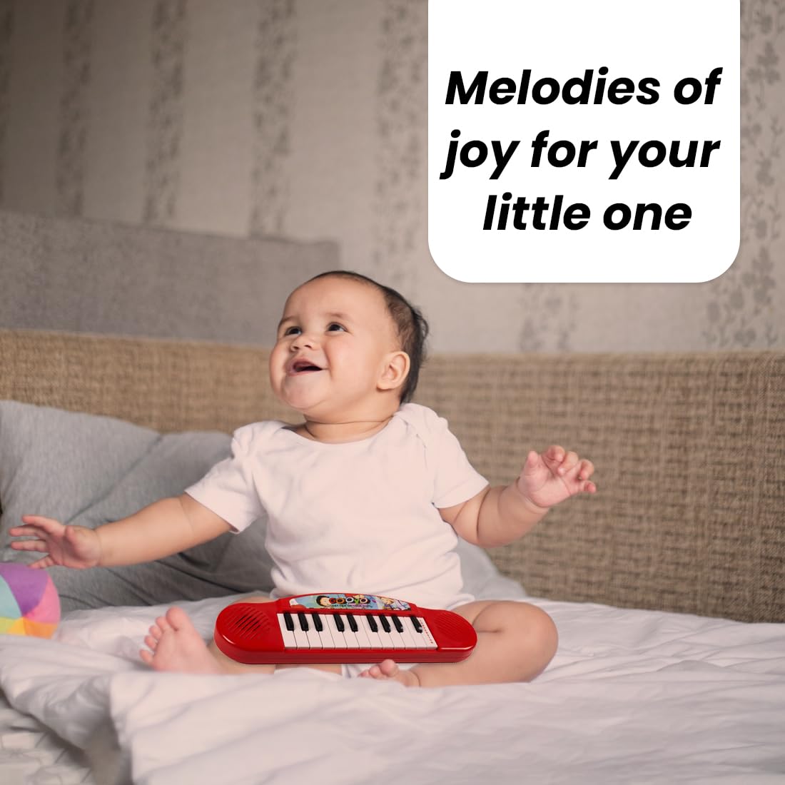 Gooyo GY3716 Battery Operated Multi-Functional Portable Organ/Piano/Keyboard Musical Toy for Kids/Babies/Girls/Boys/Gifts | Red Color, Power Source: 2xAA Battery (Not Included) - Image 8