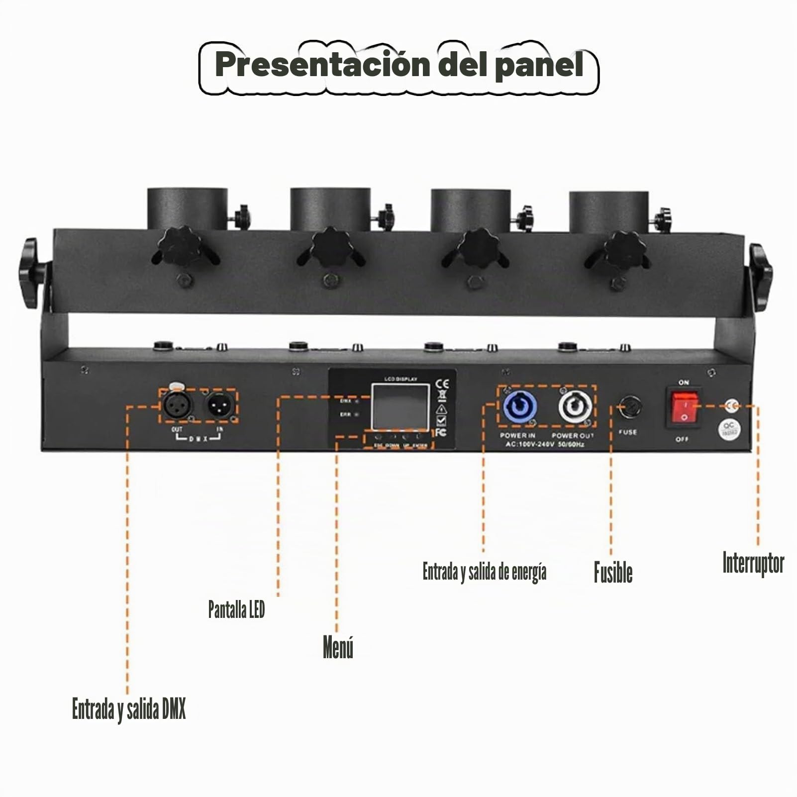 Cañón de Confeti eléctrico, Pistola de Confeti portátil, Lanzador de Confeti Profesional de 4 Disparos para Fiestas, Bares, Bodas, Navidad, Halloween, Carnaval, Pascua