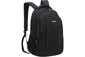 Vaupan Business Water-Resistant College Computer Bag with USB Charging Port