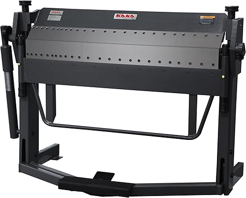 Miniatura 3 de KAKA INDUSTRIAL PBB-5014A, Abrazadera de pie de freno de caja y bandeja de 50 pulgadas, elevación de barra de sujeción máxima de 1.9 pulgadas,