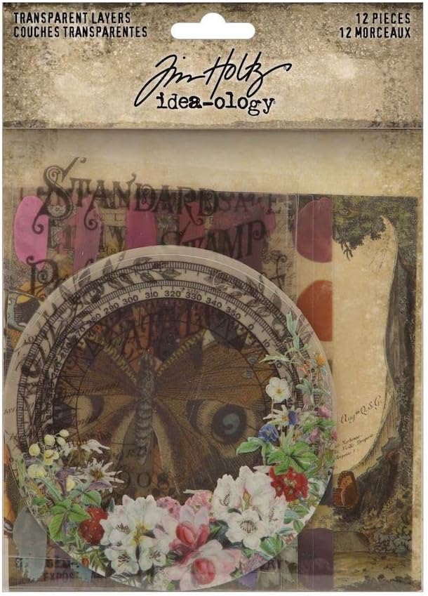 Bundle- Tim Holtz Idea-Ology Transparent Things 2 th94327 and Transparent Layers th94326 2023 Release advantus