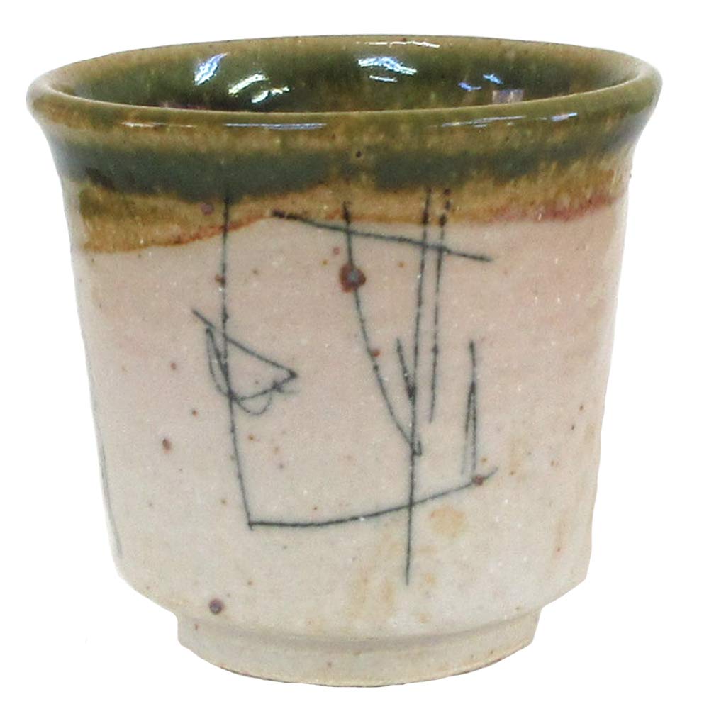 Amazon | 煎茶湯飲み 織部線刻煎茶 和食器 美濃焼 業務用