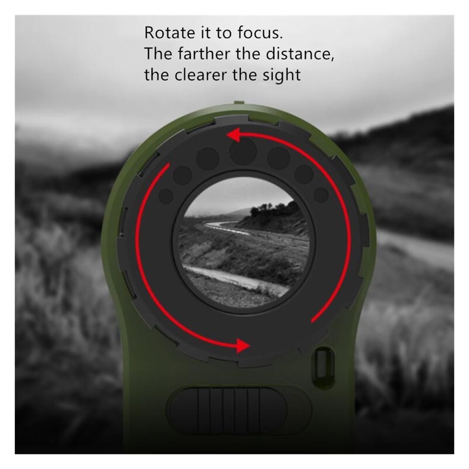 Telémetro de Alta precisión HD 600M 1000M 1500M 3000m telémetro Golf Caza telescopio Monocular medidor Distancia Comprobación Distancias Precisa Esfuerzo