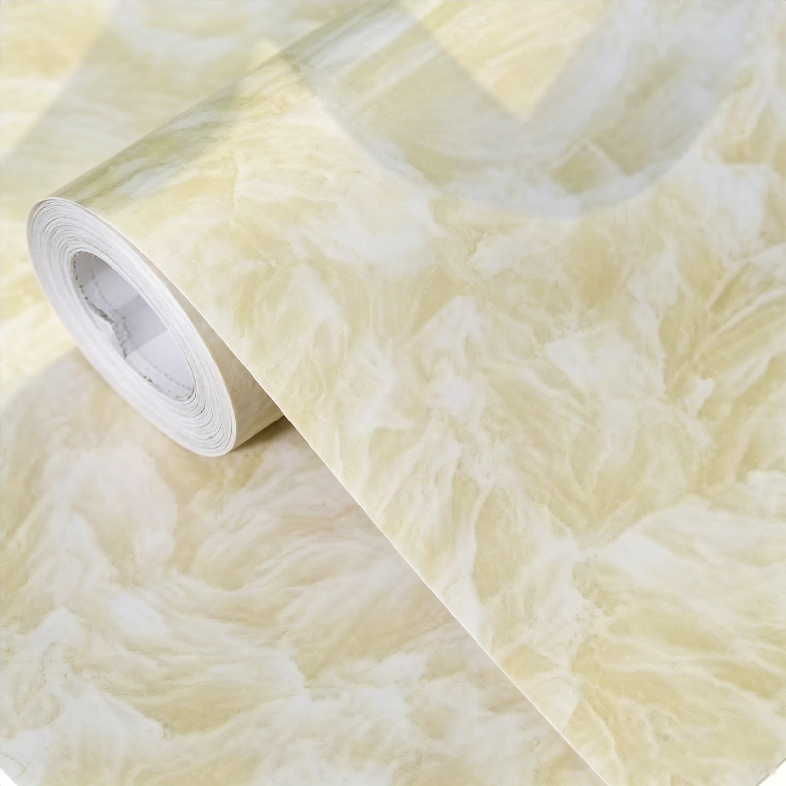 Zynqra Wallpaper Peel And Stick Textured,Marble Contact Paper For Countertops,Self Adhesive For Walls Decorative Vinyl,For Kitchen Bathroom Cabinets(A,L10m/393.7In*W60cm/23.6In)