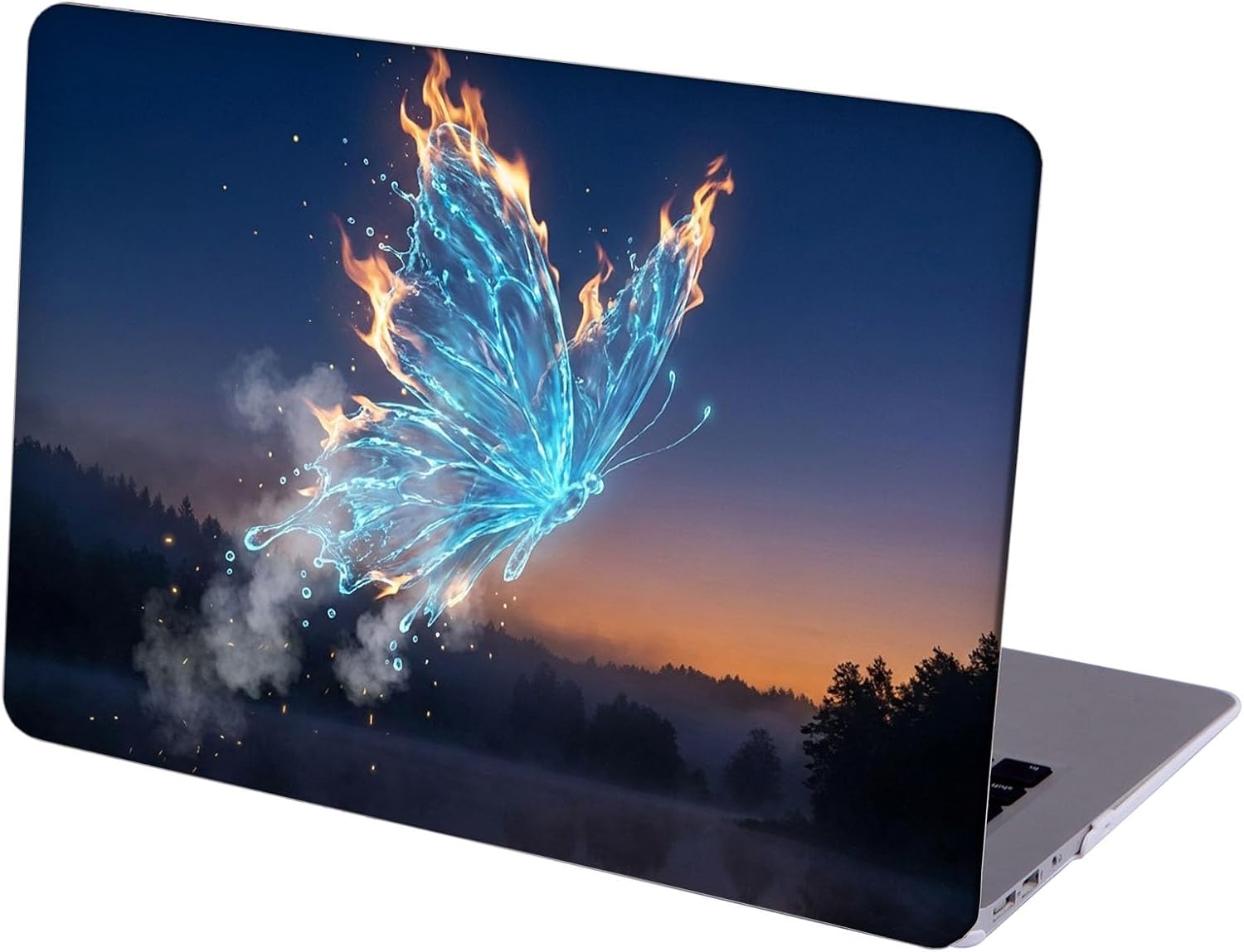 Compatible with MacBook Neo 13-inch, Hard Shell Case with Keyboard Cover and Screen Protector (A3404 A18 Pro chip, 2026 Release) - Butterflies MC22198