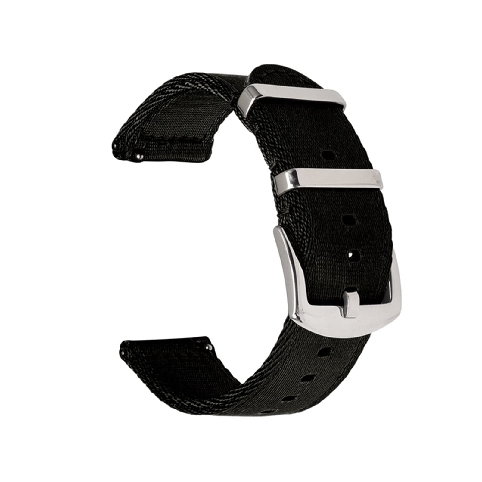 Armband Uhrenarmband 18 mm 20 mm 22 mm 24 mm Schnellverschluss-Feder-Uhrenarmband Nylon-Sicherheitsgurt Ersatz für Jede Uhr