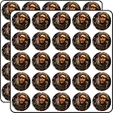 Mirage Character Gaming Legend Illustrated Portrait Design for Gamers Apex Fans 50pcs 1' Scrapbook Stickers – Small Planner, Journal & Envelope Seal Decals