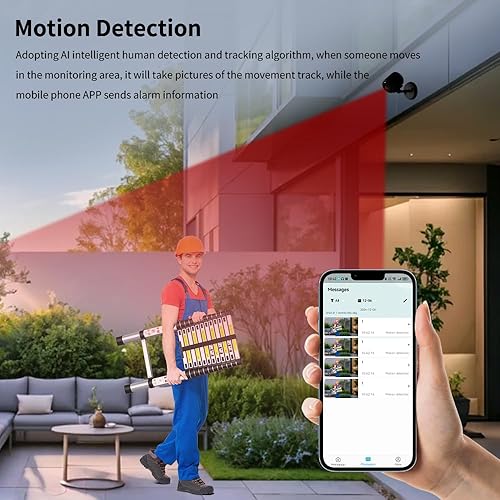 Miniatura 7 de Cámara oculta, cámara de niñera inalámbrica HD 2K con detección de movimiento y visión nocturna, almacenamiento en la nube y SD, cámara de seguridad