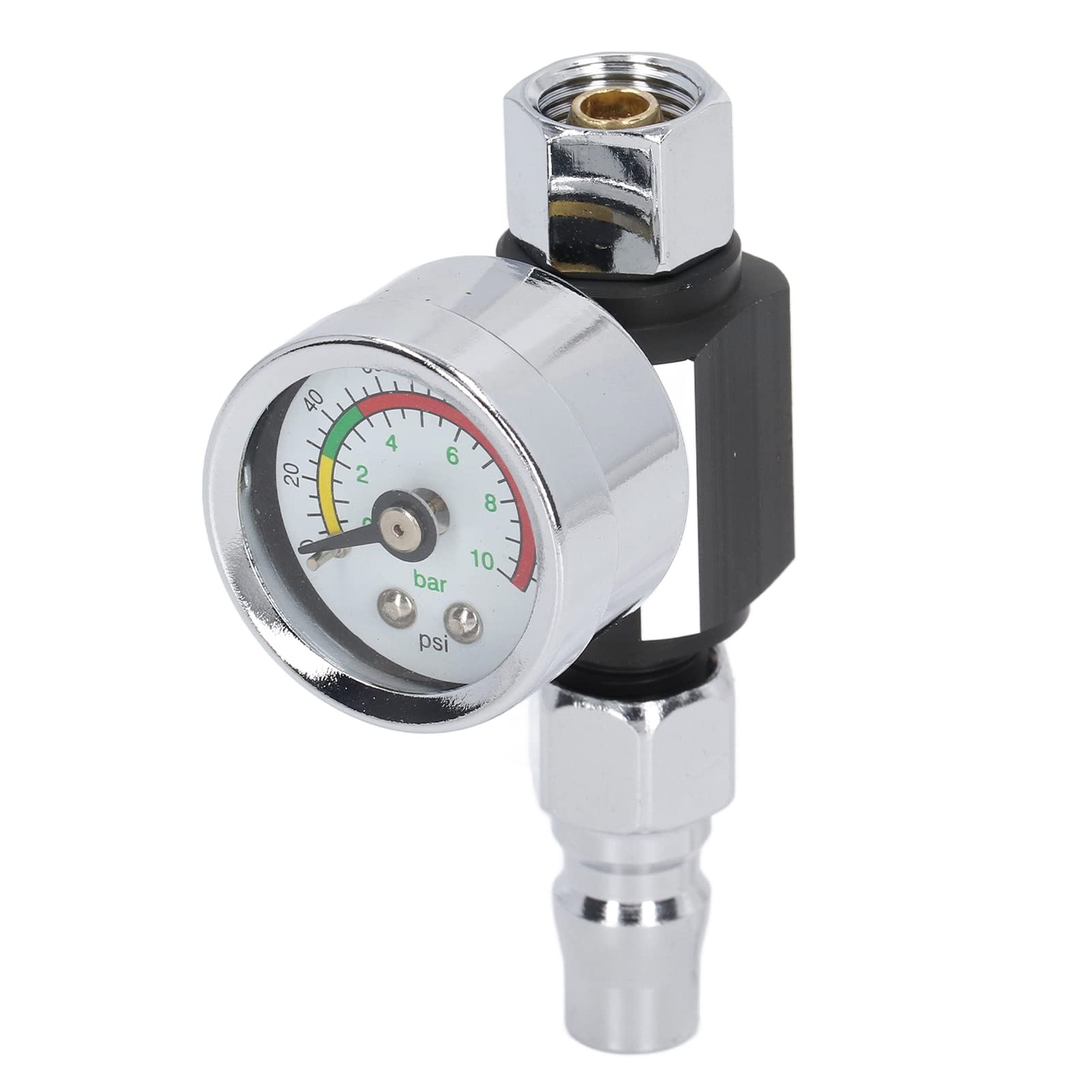 G1/4in Paint Sprayer Air Pressure Regulator - Accurate Regulating with Quick Adjusting - for Highquality Paint Spraying - Ideal Replacement for Paint Spray Guns - Metal and