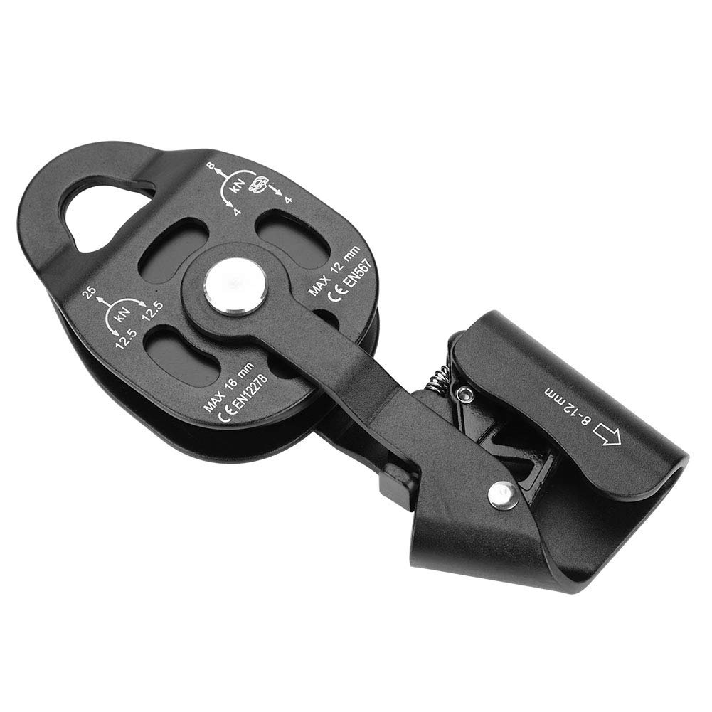 Poleas de Carga Polea de elevación para Objetos Pesados, Polea giratoria de Gran Capacidad, Equipo de Seguridad Compatible con Cuerdas de 8-12 mm, para Trabajos de elevación y Montaje