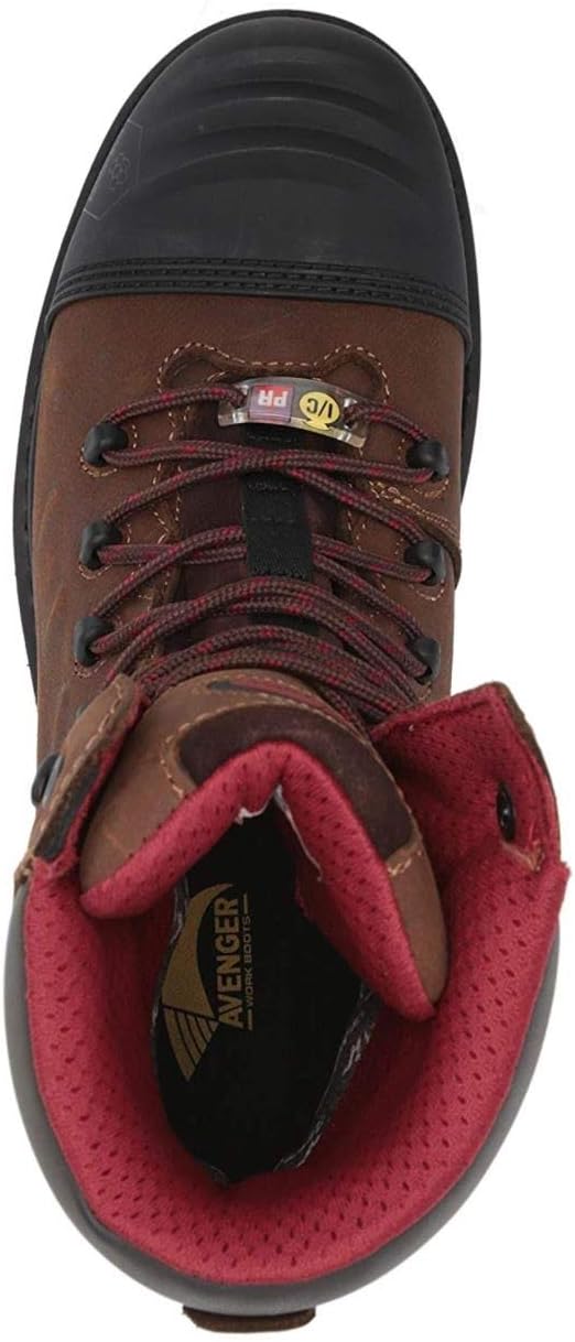 FSI Avenger Men's Hammer 8" 1000g Insulated Waterproof Carbon Toe Puncture Resistant EH Work Boot - Image 12