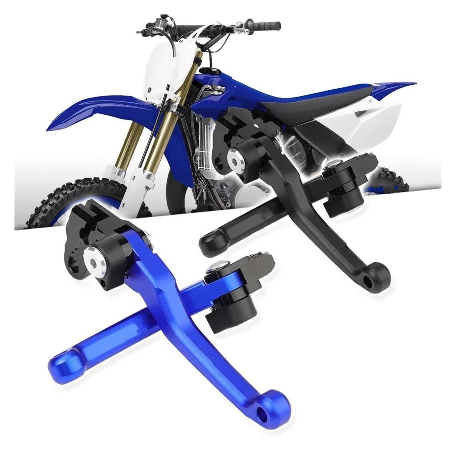 Onrksreb Leviers Frein Embrayage Pliable CNC Pour Yamaha YZ 80 YZ 85 1998-2023 - Bleu