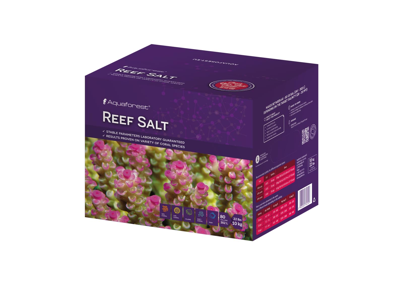 Aquaforest Reef Salt Marine Coral Water Fish Tank Aquarium Trace Elements 10kg