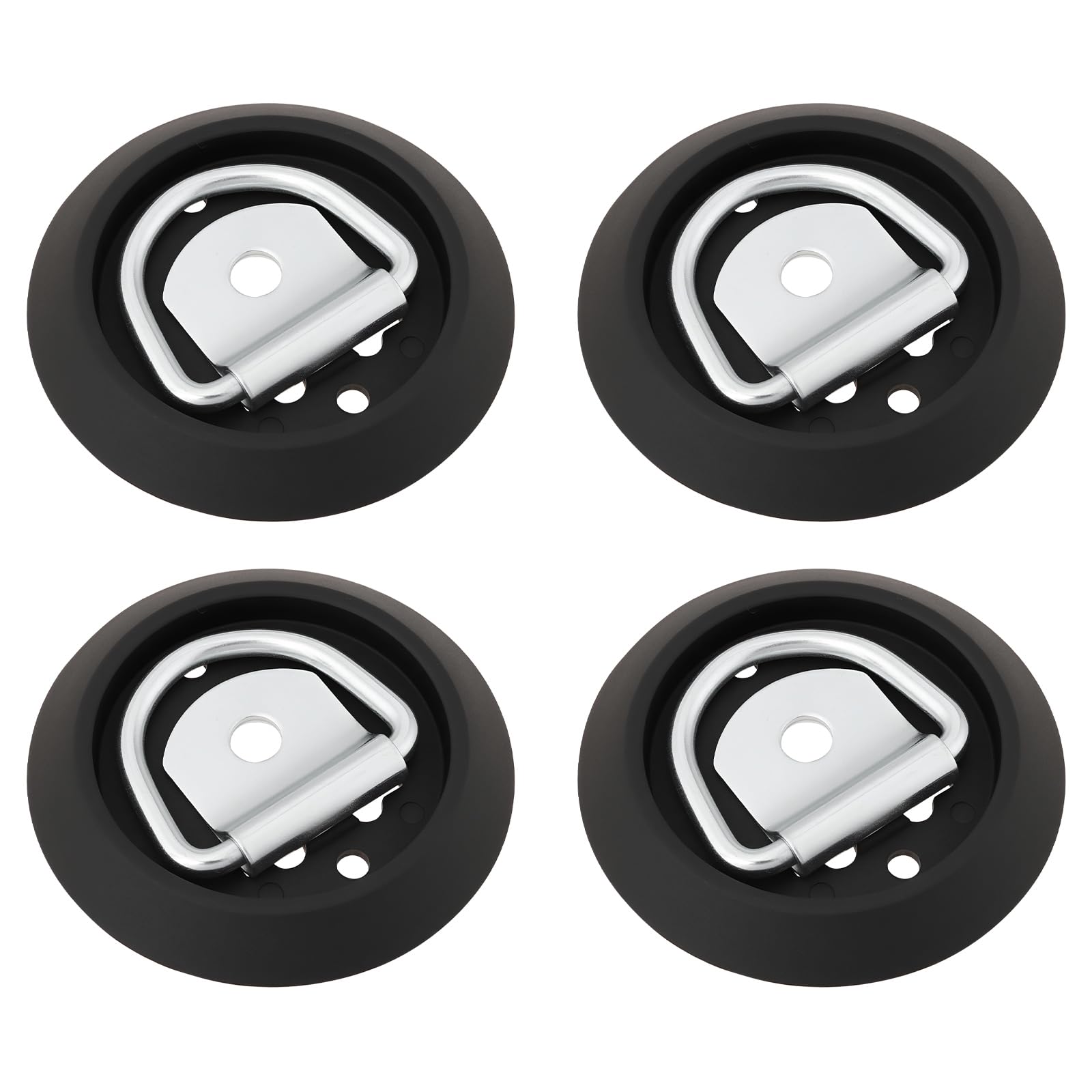 Sg Store 4Pcs Trailer Lashing Rings Tie Down Lashing Rings Diameter 100Mm Mounting Hole M10 For Trailers Trucks Rv Campers Vans Atv Suv Boats
