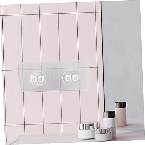 Miniatura 7 de Organizador de baño, 10 ganchos adhesivos para estante de ducha, organizador de ducha adhesivo, gancho de repuesto, perforador de baño, estante de