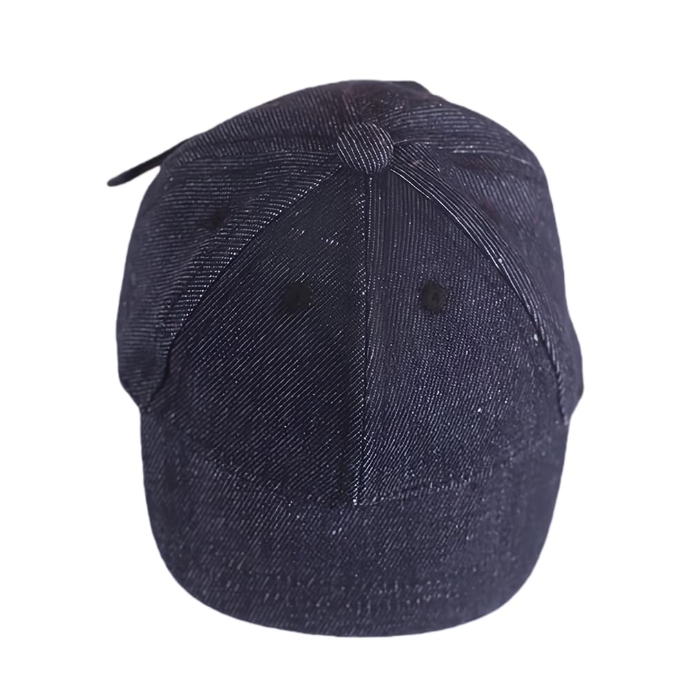 niannyyhouse Plush Doll Baseball Cap Dress Up Accessory for 20cm/8in Plush Stuffed Animals (Black Denim)