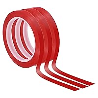 Vista 46 de PATIKIL Cinta de pizarra blanca de 1/2 pulgada, paquete de 3 cintas finas de borrado en seco de 72 yardas para marcado gráfico de arte de bricolaje