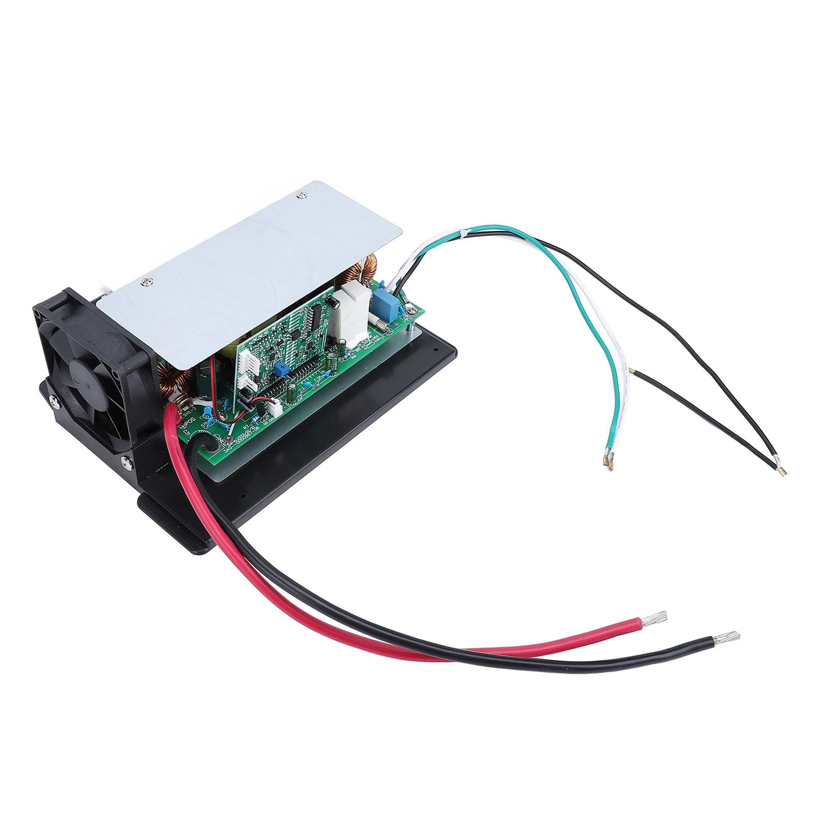 Convertidor RV Convertidor de Potencia de 55 Amperios Metal Plástico 12 V Carga Inteligente Multietapa Detección Automática de Batería Ventilador de Temperatura para Baterías de Litio RV WF
