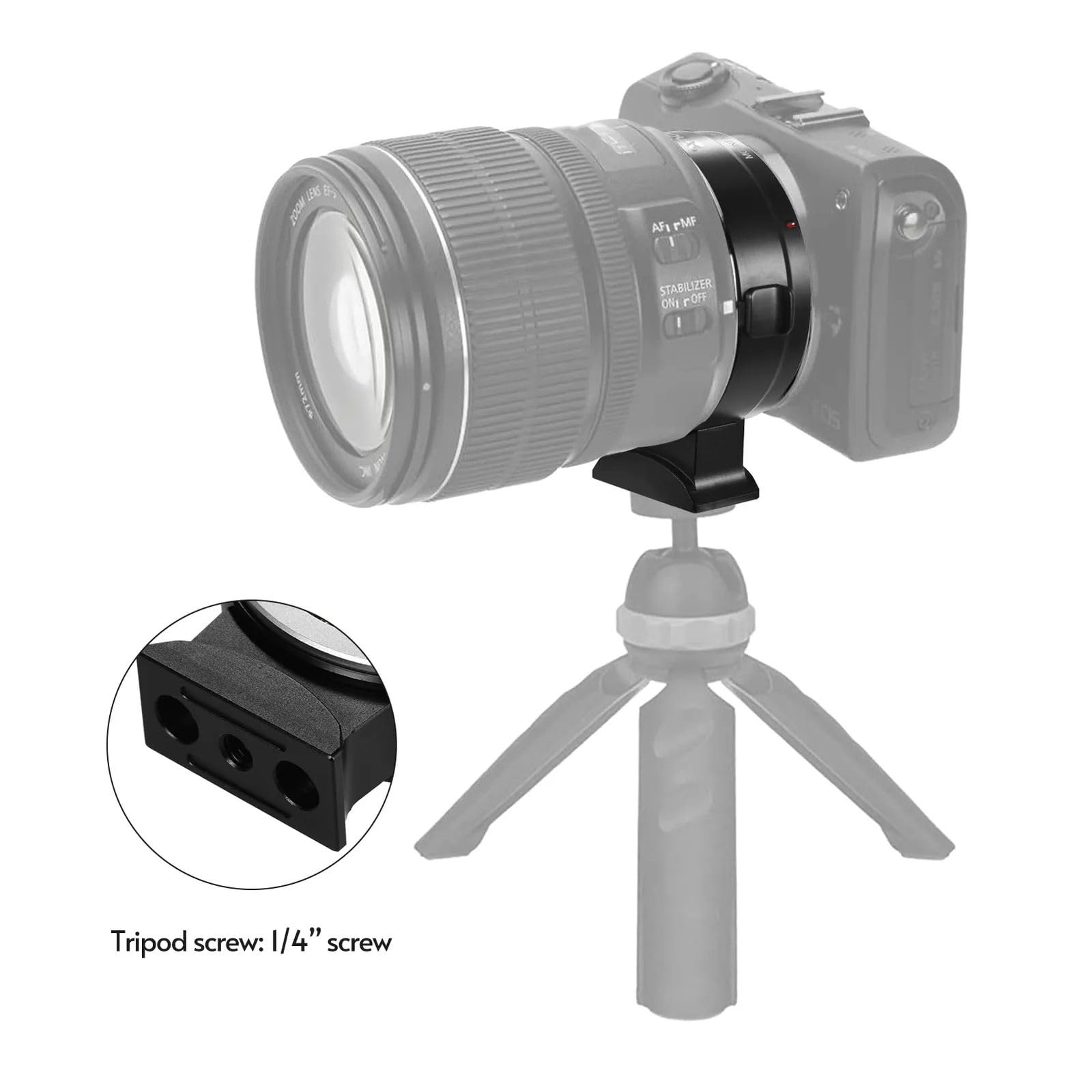 Adaptateur de monture d'objectif EF EF-S vers EOS R RF Autofocus pour Canon