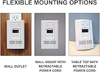 Vista 3 de Kidde - Detector de monóxido de carbono y extintor para el hogar, 1-A:10-B:C, extintor químico seco, soporte de montaje incluido, rojo