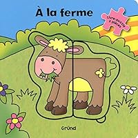 A la ferme (Livres-puzzles) 2700028392 Book Cover