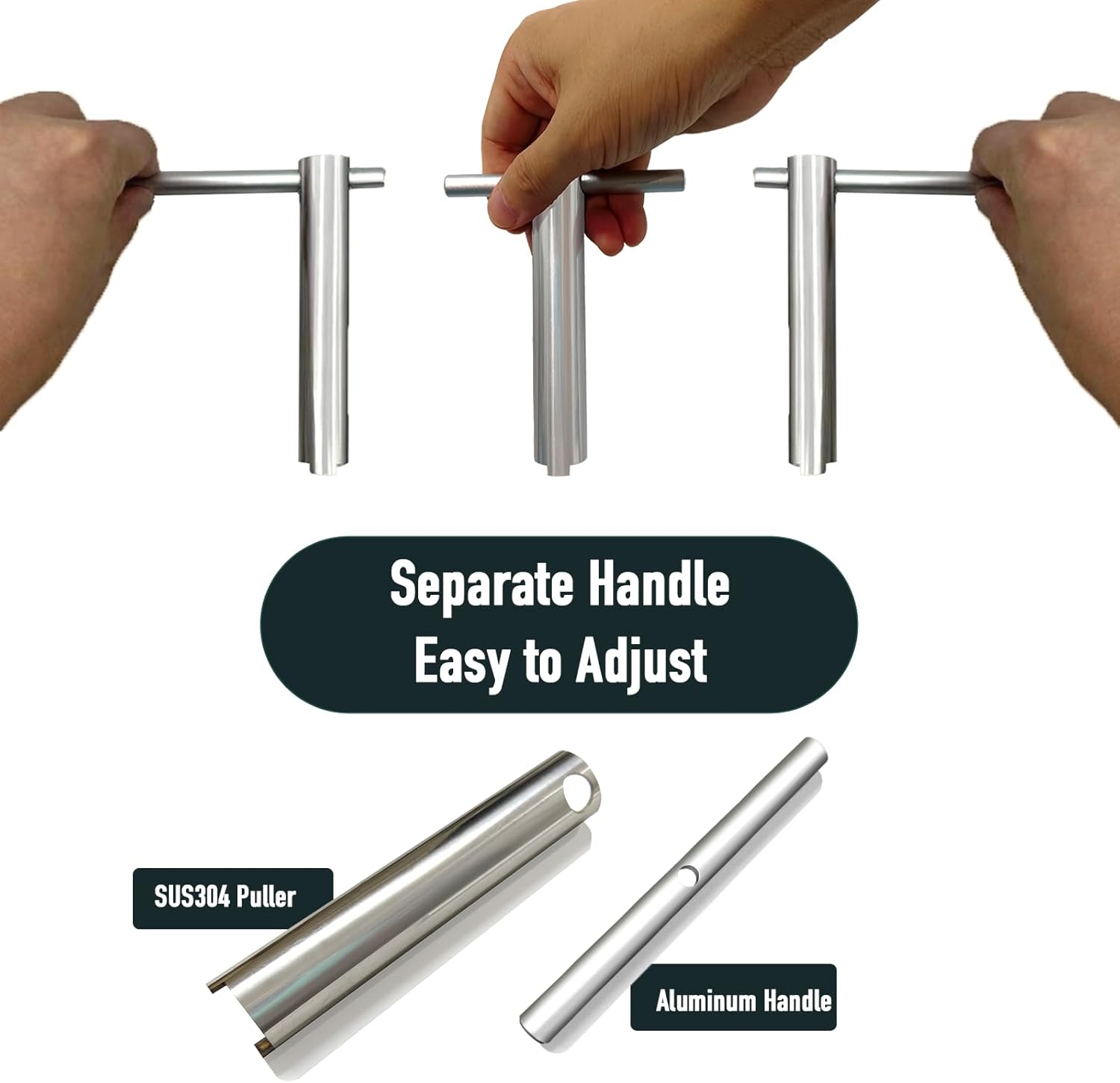 Upgraded Retainer Removal Tool & Screw Set for 1224 Cartridge with Handle, Easy to Push & Pull Rebuild Puller Kit for 1224 Retainer Faucet Replacement Repair Parts