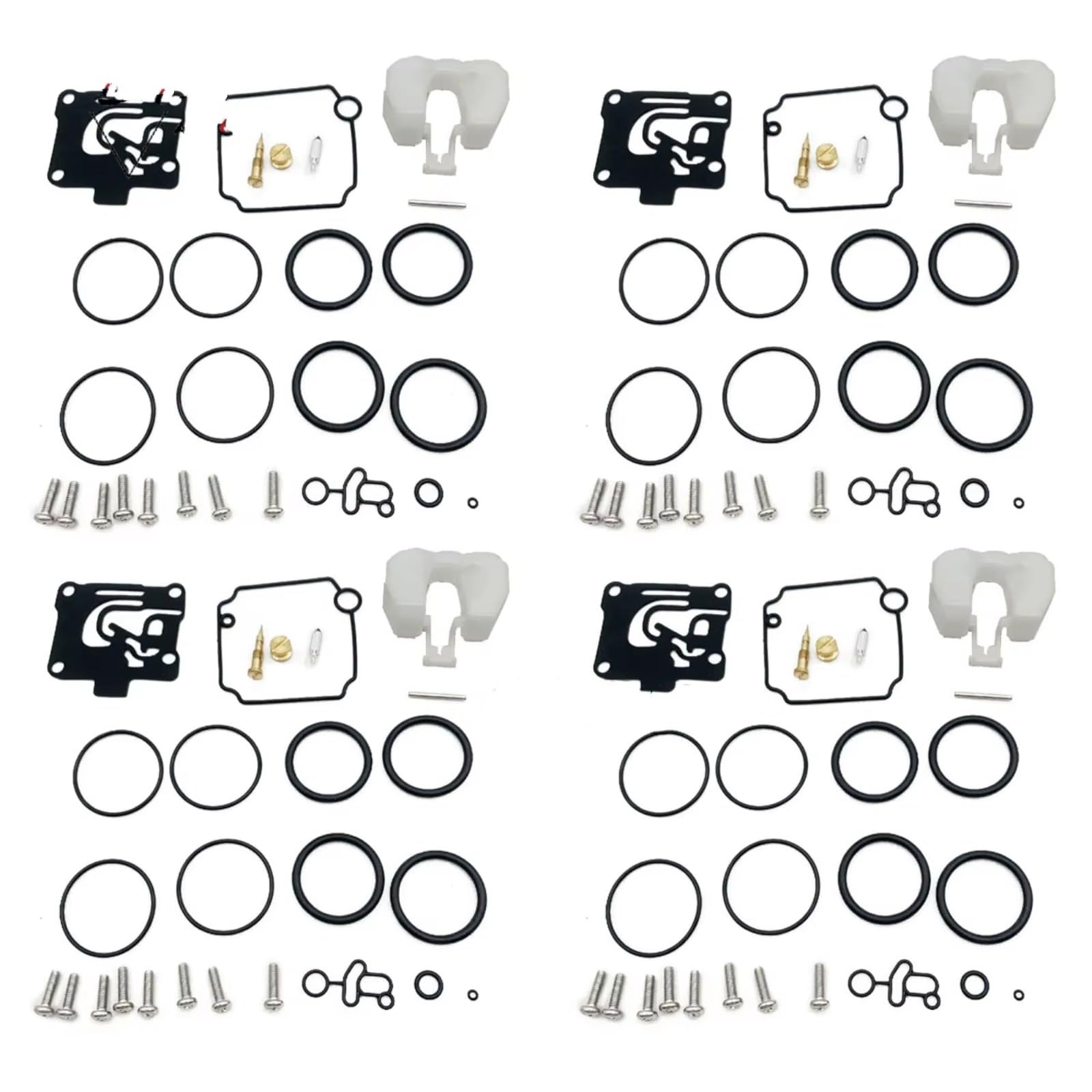 Révision carburateur Kit Compatible Avec Yamaha Pour Outboard 50HP 4 Temps Kit De Réparation De Carburateur De Moto Aiguille Pour Joint De Siège Avec Flotteur OEM62Y-W0093-11-00