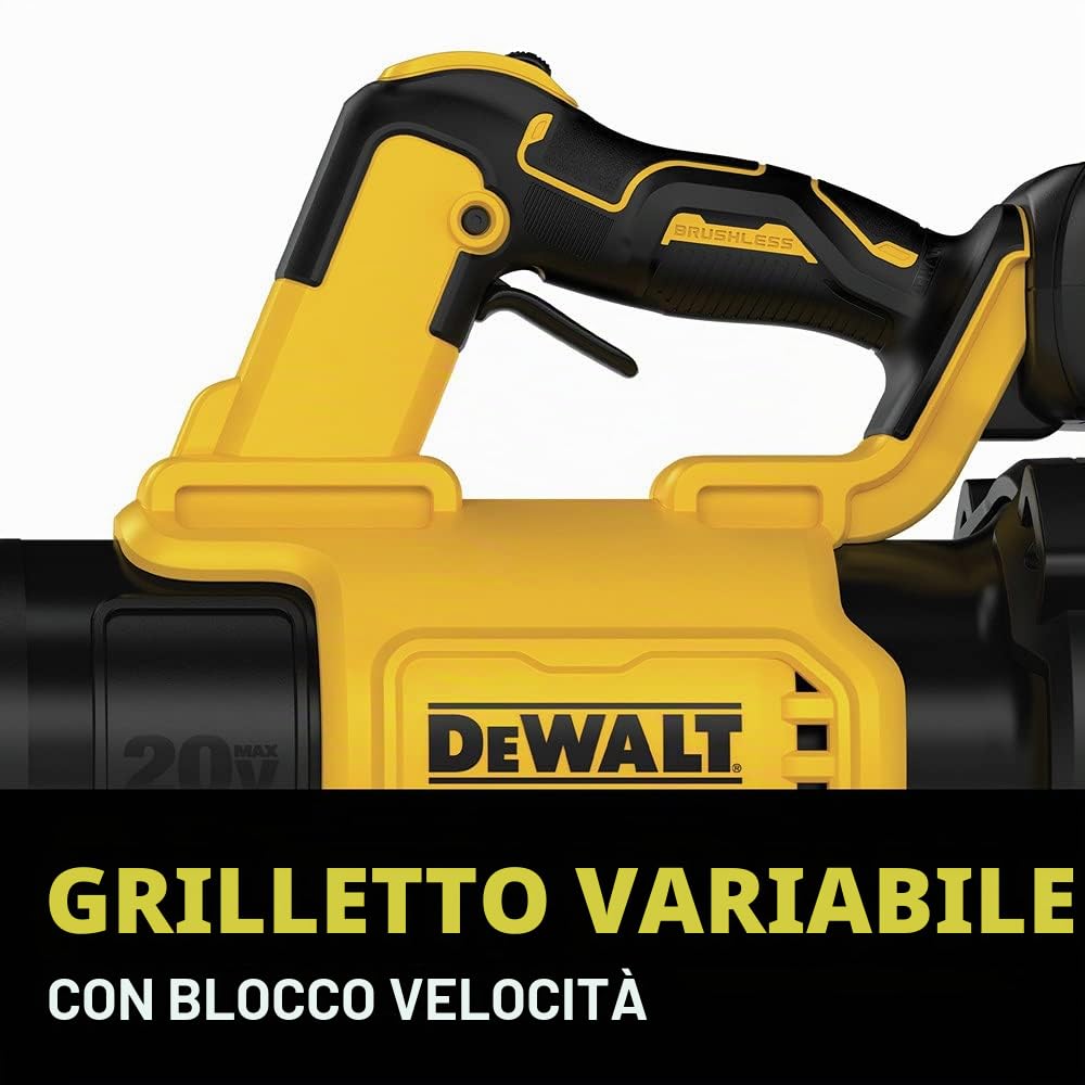 Dewalt DCBL722B 20V MAX XR - Soffiatore senza fili senza spazzole agli ioni di litio (solo strumento) (5 Ah)