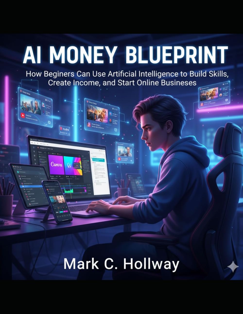 AI MONEY BLUEPRINT: How Beginners Can Use Artificial Intelligence to Build Skills, Create Income, and Start Online Businesses