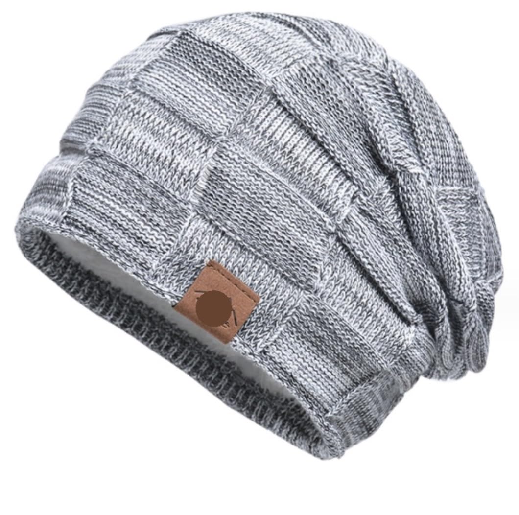 Zimowa Czapka Czapka Zimowa Typu Beanie Dla Mężczyzn I Kobiet. Gruba, Ciepła, Dzianinowa Czapka Z Czaszką Z Podszewką Z Polaru Czapka Damska Męska (Color : G, Size : One Size)