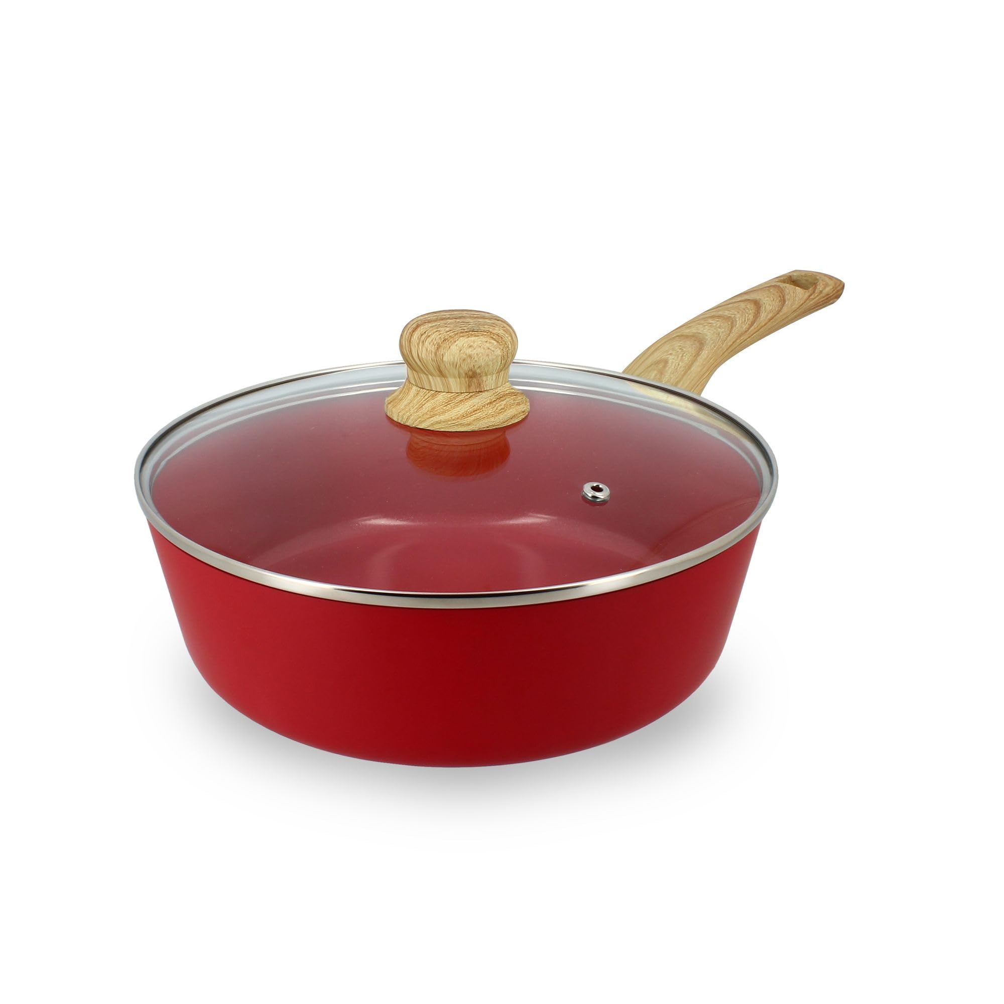 MENASTYL COLORAMA Sauteuse 24cm, aluminium, revêtement céramique, induction