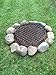 Walden Backyards Round Fire Pit Grate - High Temperature Heavy Duty Steel Above Ground Firegrate for Outdoor Pits and Campfire - 29.2”