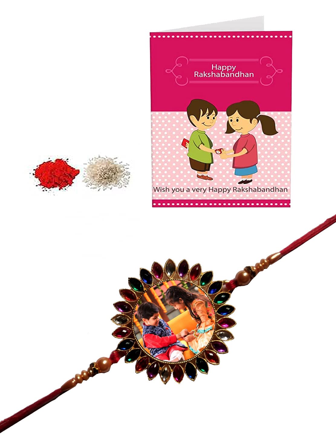 Rudram Arts Mens Pustomized Rakhi for Brother with Photo Personalized Bhaiya Rakhi Best gifts for Rakshabandhan (B0B67CKHP2) Amazon Price History, Amazon Price Tracker