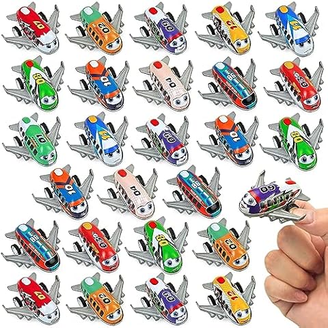 Vileafy 27 Airplanes Toy -Gifts for Kids Classroom, Goodie Bag Stuffers, Return Bithday Party Favors, Potty Prizes, Pinata Fillers, and Class Treasure Box for Boys and Girls Cover