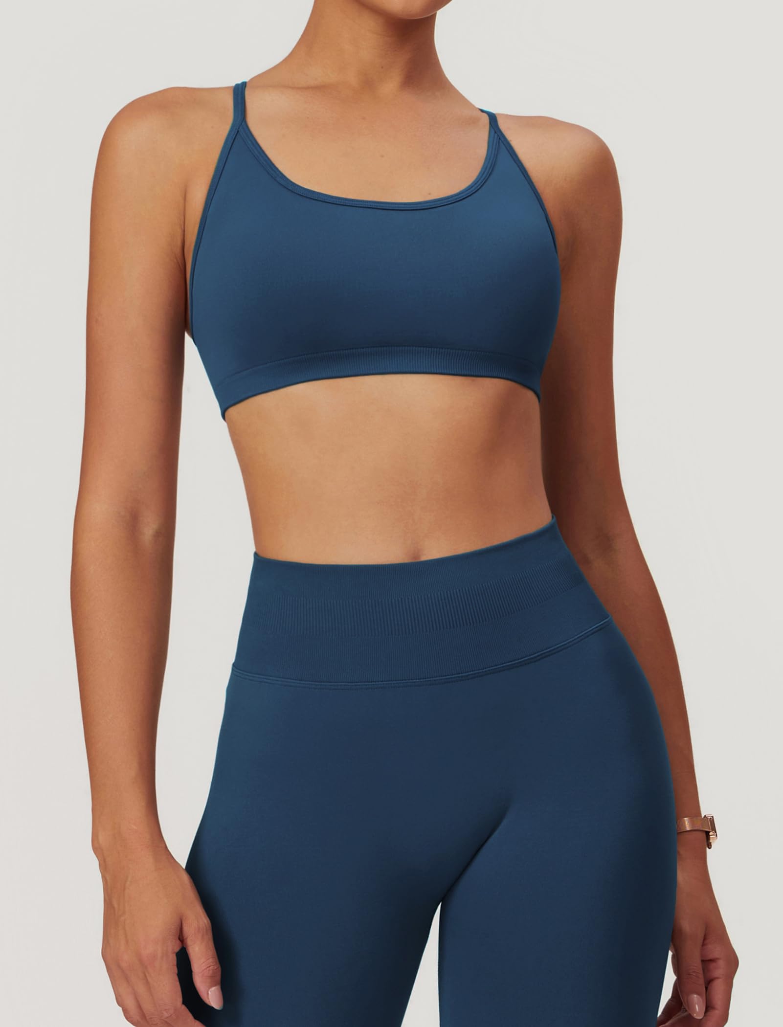 ABOCIW Mujer 68715amazon_xiyaus sin costuras (paquete de 2)