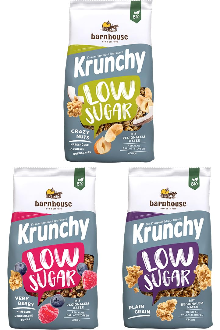 Barnhouse Krunchy Kennenlernpaket Low Sugar