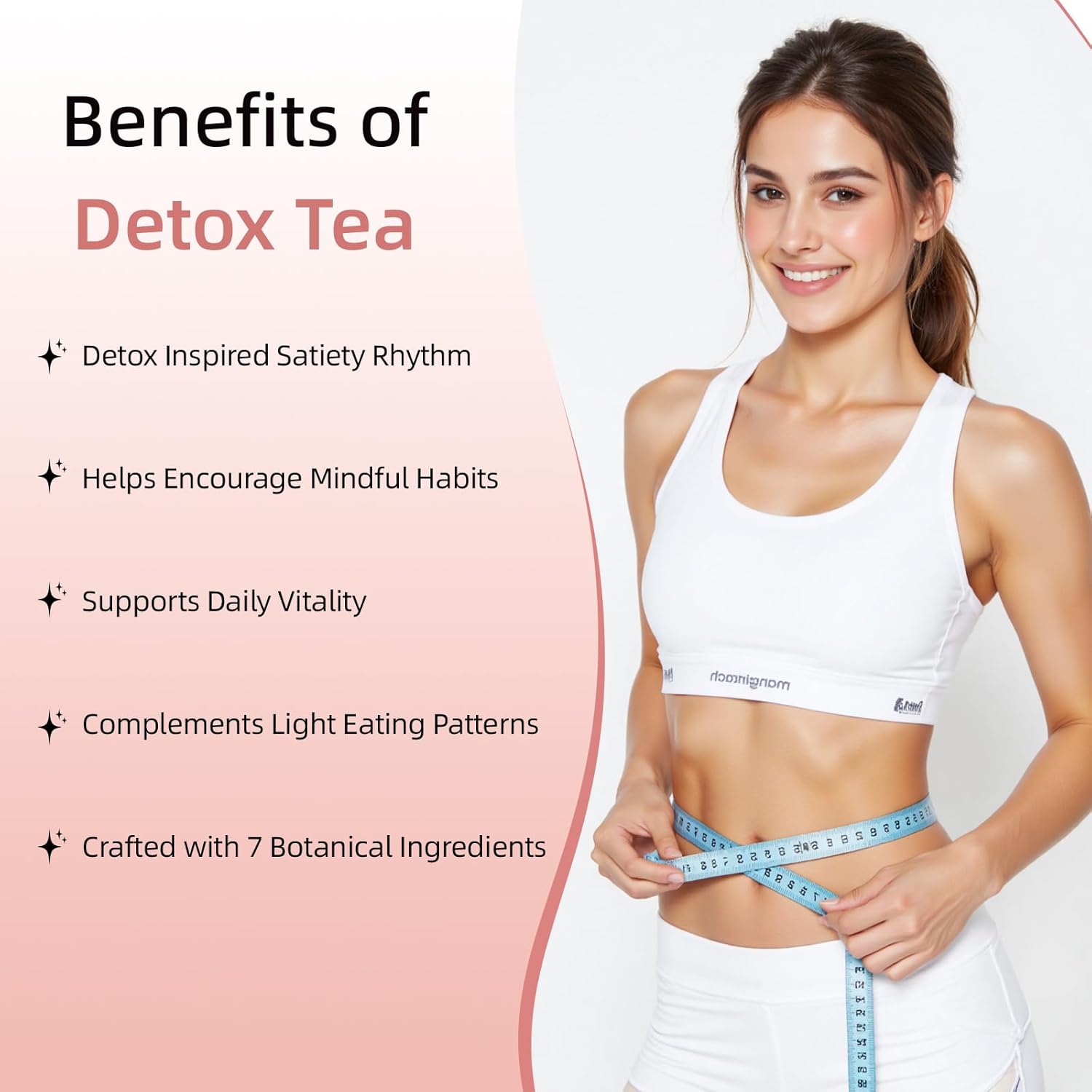 Gluvelessia Detox Tea，7 Carefully Selected Plant-Based Ingredients to Complement Balanced Eating Habits,Yerba Mate, Cinnamon, Gardenia & More, No Sugar，Hawthorn–30Tea Bags (Pack of 1) - Image 2