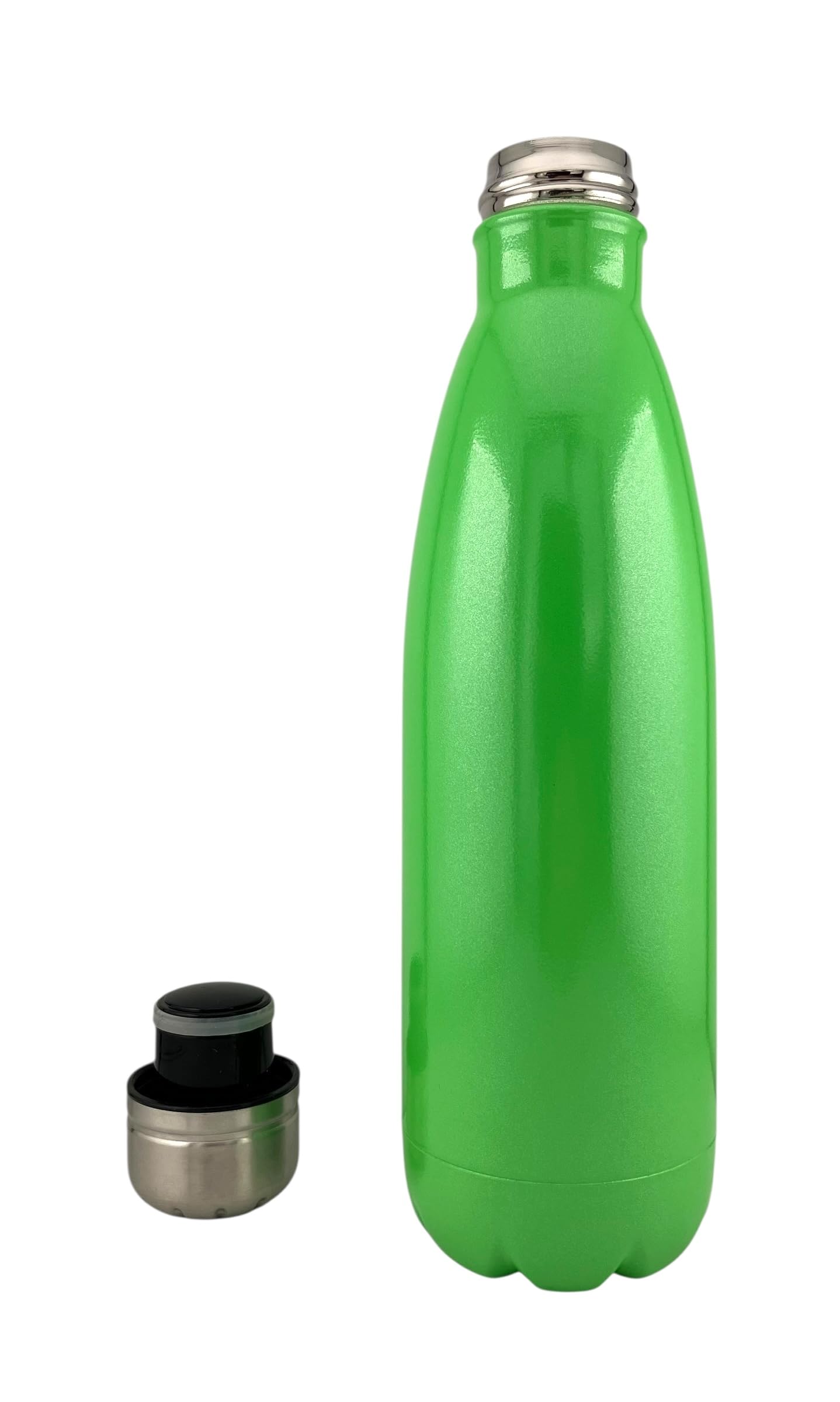 Bouteille d'eau en métal vert Rico Industries au design durable de qualité