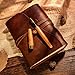 BEILUNER Luxury Bamboo Wooden Ballpoint Pen Writing Set - Elegant Fancy Nice Gift Pen Set for Signature Executive Business Office Supplies - Gift Boxed with Extra Refills (Black)