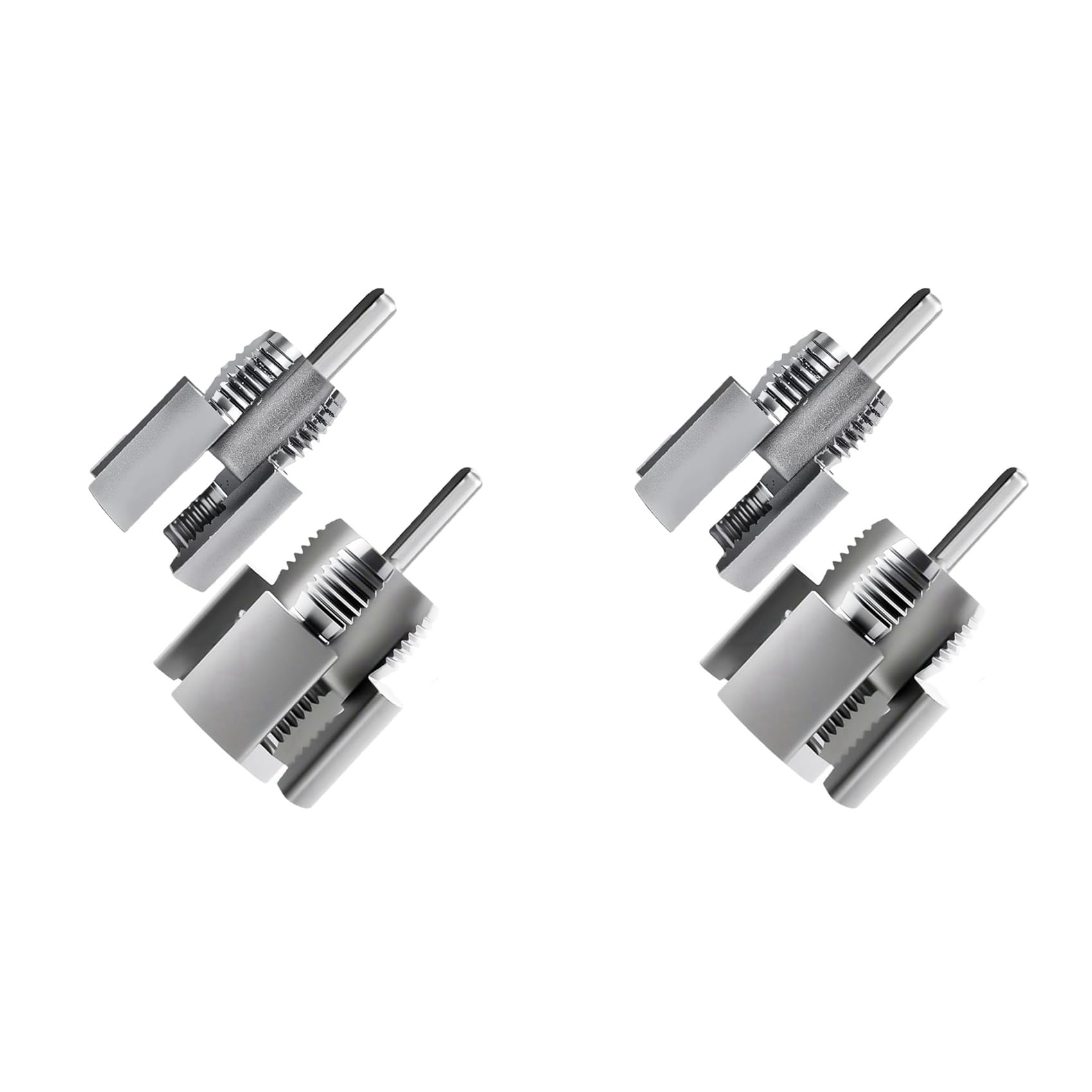 Jnchdghwa As Shown 2X Integrated Internal & External Pipe Threading Tool, Dual-Function Pipe Thread Cutting Tool, 1/2Inch + 3/4Inch