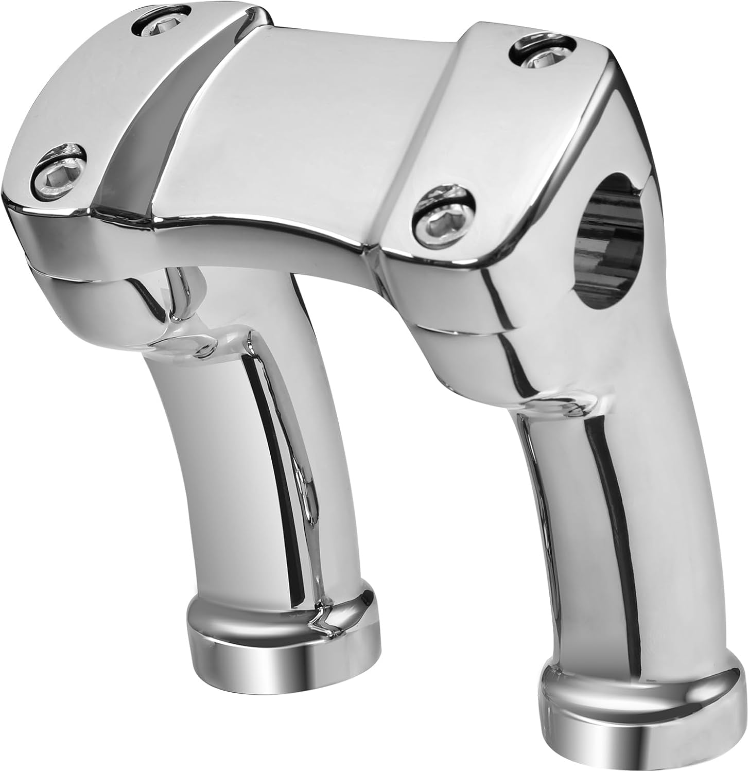 TCMT 4" Tall Handlebar Risers Fit For Harley Dyna Softail Sportster 1" Bars Breakout Cross Bones Fat Boy Softail Deluxe Dyna Wide Glide Switchback Street Bob Super Glide