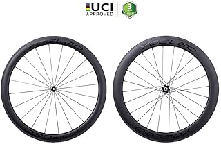 YOELEO チューブラーカーボンホイール T50/60 リムブレーキ(PRO) 採用DT Swiss 350 ストレートプル SHIMANO(シマノ)用 Sapim スポーク(CX-RAY)用 前後セット