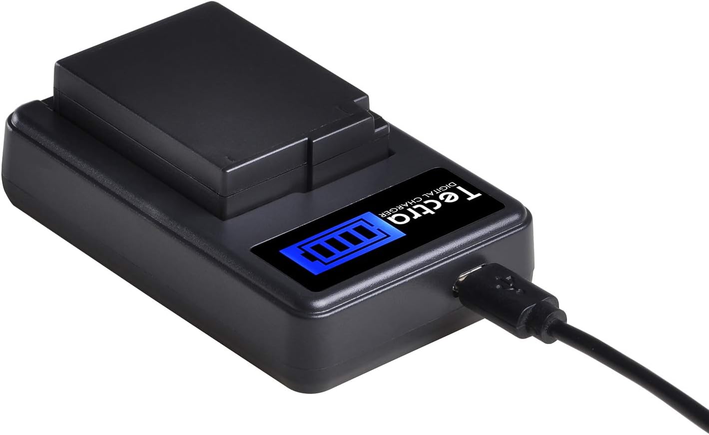 باتری های USB LCD Tectra DMW-BLC12 DMW-BLC12E DMW-BLC12PP (2Pack) برای پاناسونیک Lumix DMC-FZ200، DMC-FZ1000، DMC-FZ2500، DMC-G5، DMC-G6، DMC-G7، DMC-G7 G85 ، DMC-GH2