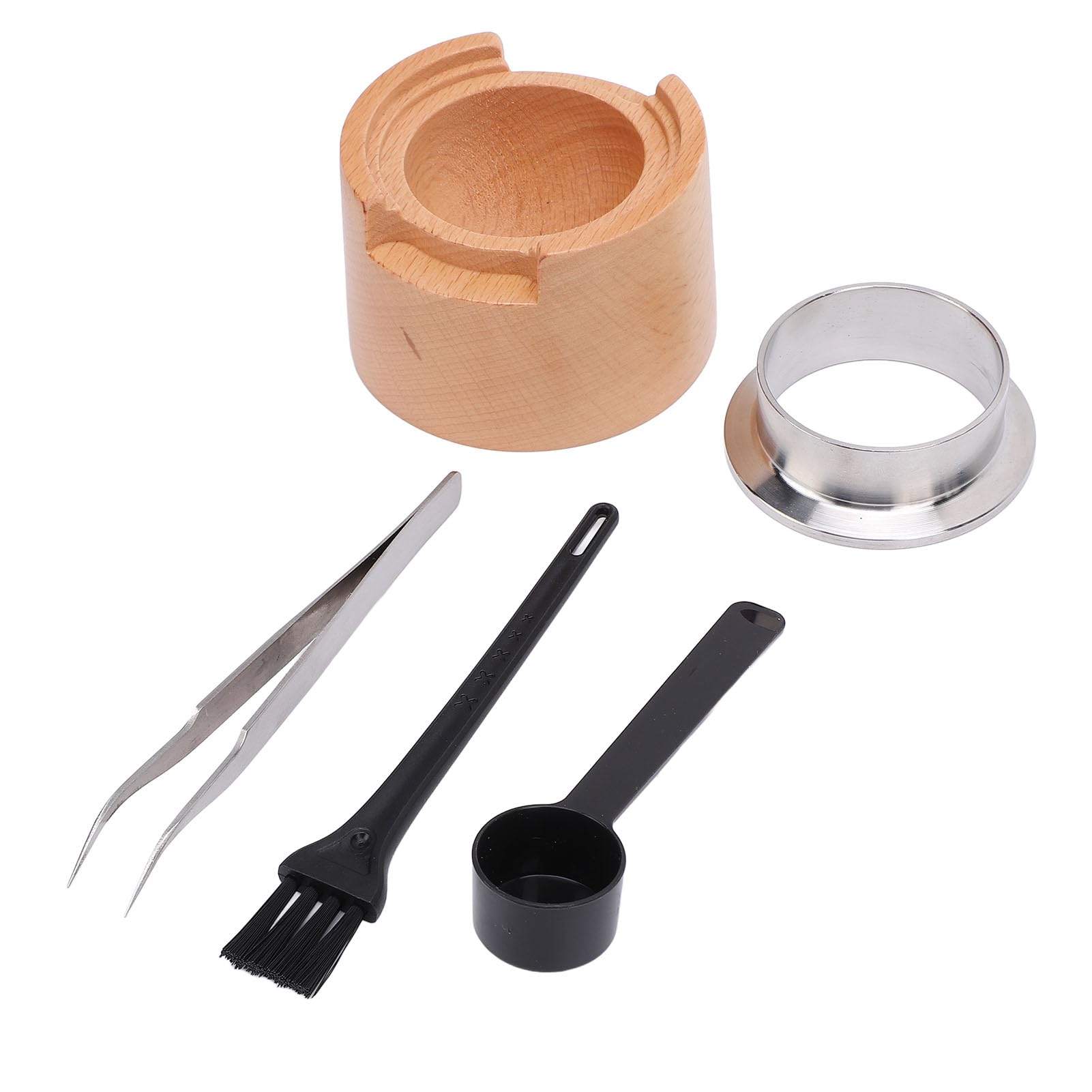 Kit de recarga de cápsula de café kit de cápsula de café reutilizable kit de recarga de café con 50 piezas de aluminio focas de aluminio pincel de cuchara clip